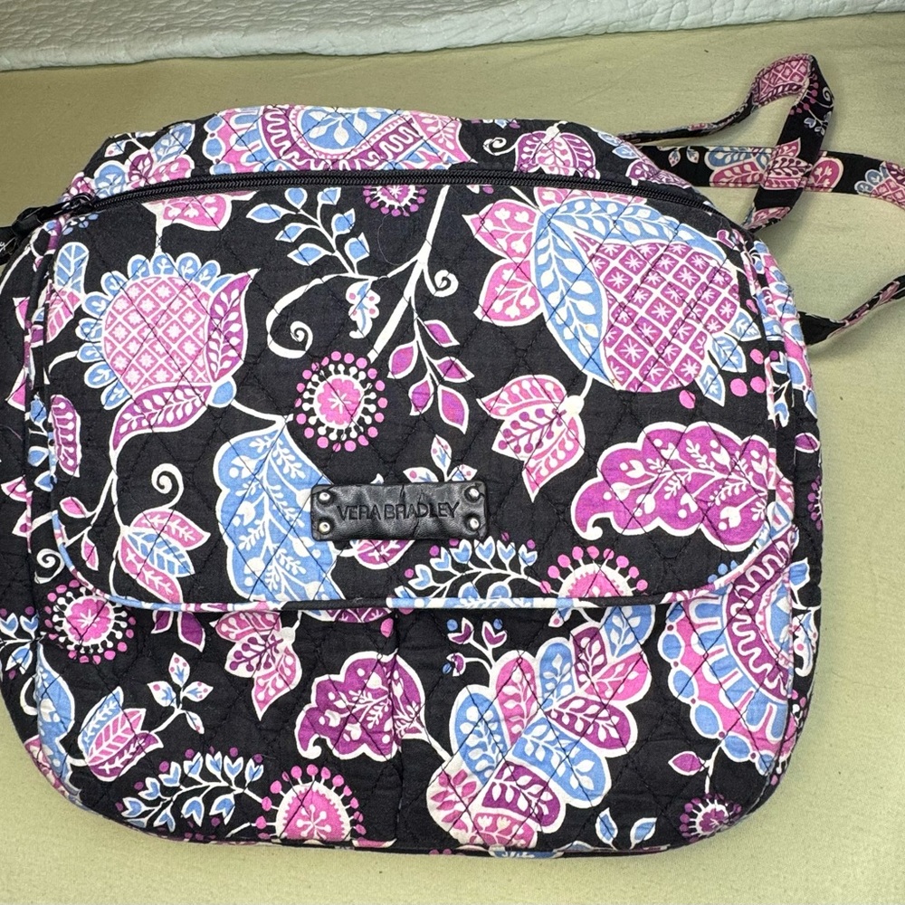Vera Bradley Alpine Floral Crossbody Purse Hipster Quilted Pocketbook Adjustable